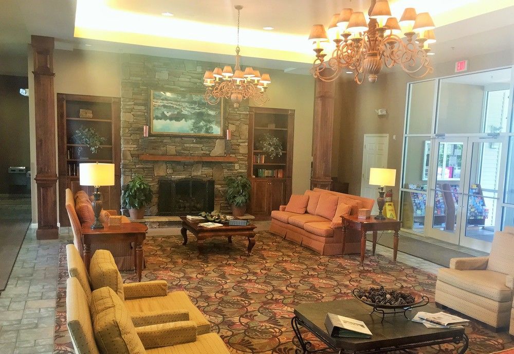 Vacation Village In The Berkshires Hancock Exteriér fotografie The lobby of the new building