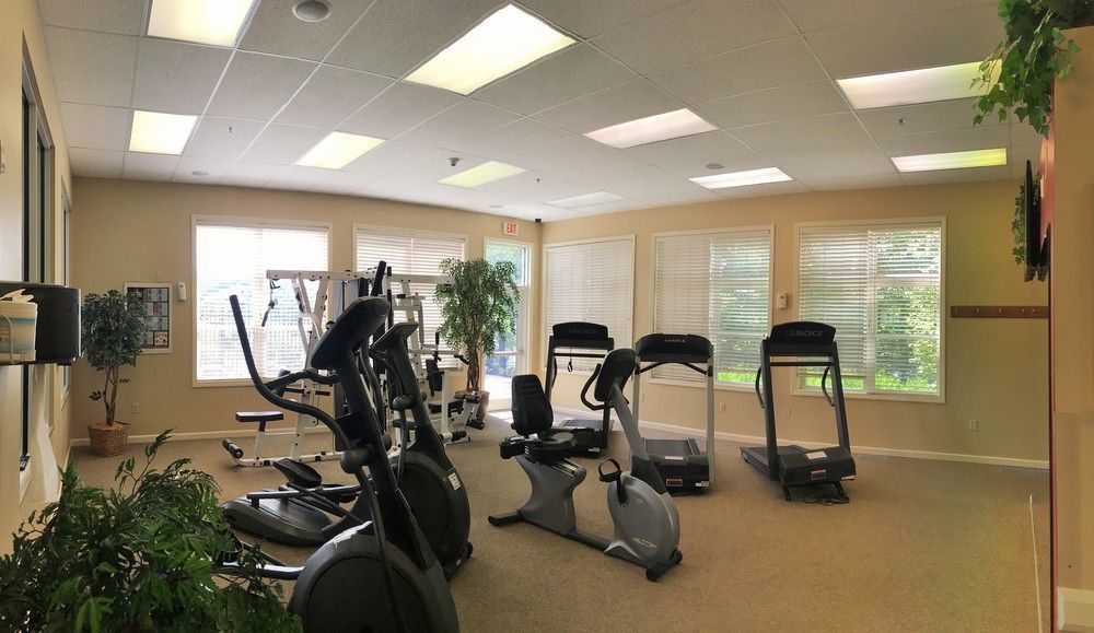 Vacation Village In The Berkshires Hancock Exteriér fotografie The gym at the Village at Grand Traverse Commons